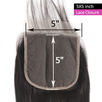 Brazilian Silky Straight Lace Closures